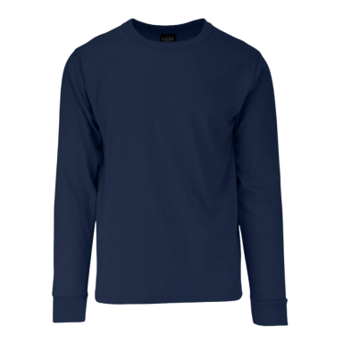 Adult Garment Dye Long Sleeve True Navy (GDLS-100)